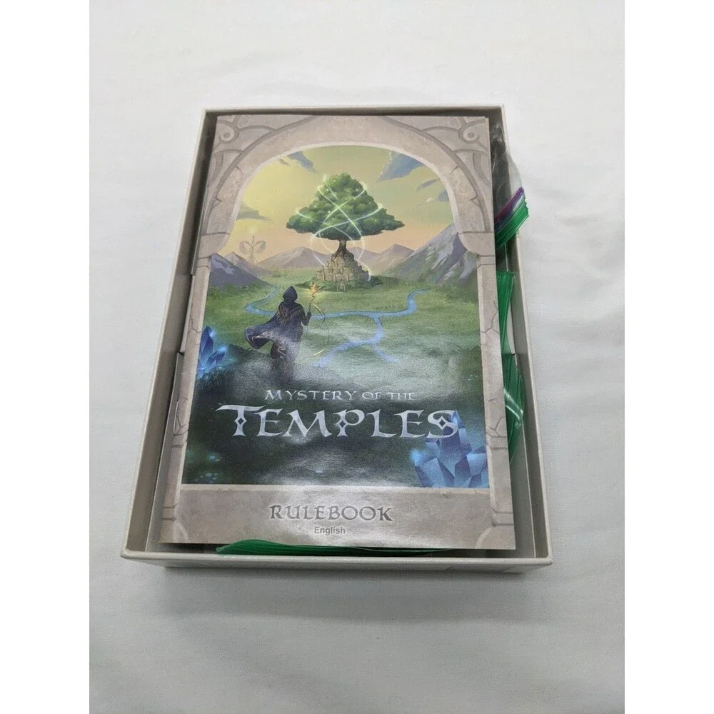 Mystery Of The Temples Deep Water Games Board Game Complete